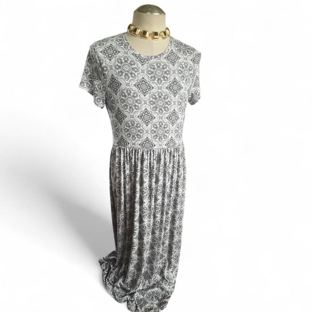 Unbranded Women's Grey and Silver Dress